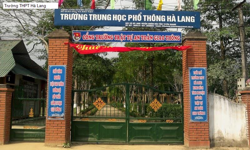 Trường THPT Hà Lang