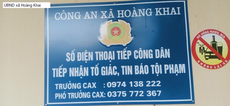 UBND xã Hoàng Khai