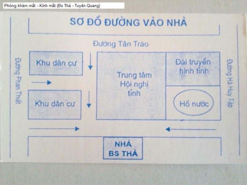 Phòng khám mắt - Kính mắt (Bs Thà - Tuyên Quang)